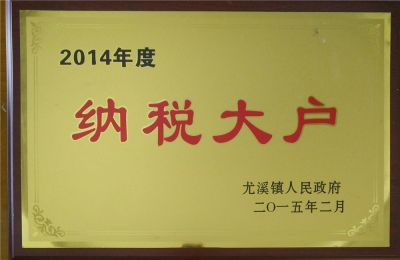 2014年纳税大户