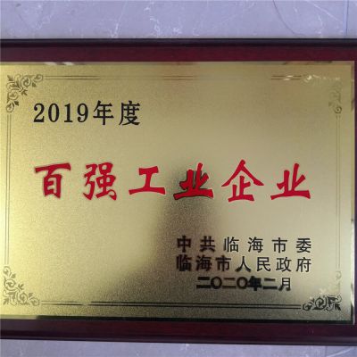 2019年度百强工业企业