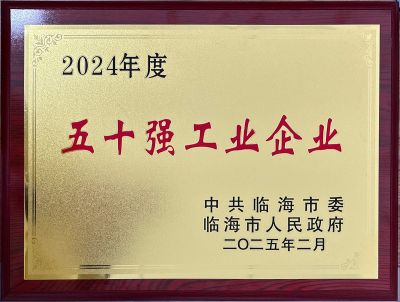 2024年度临海市五十强企业